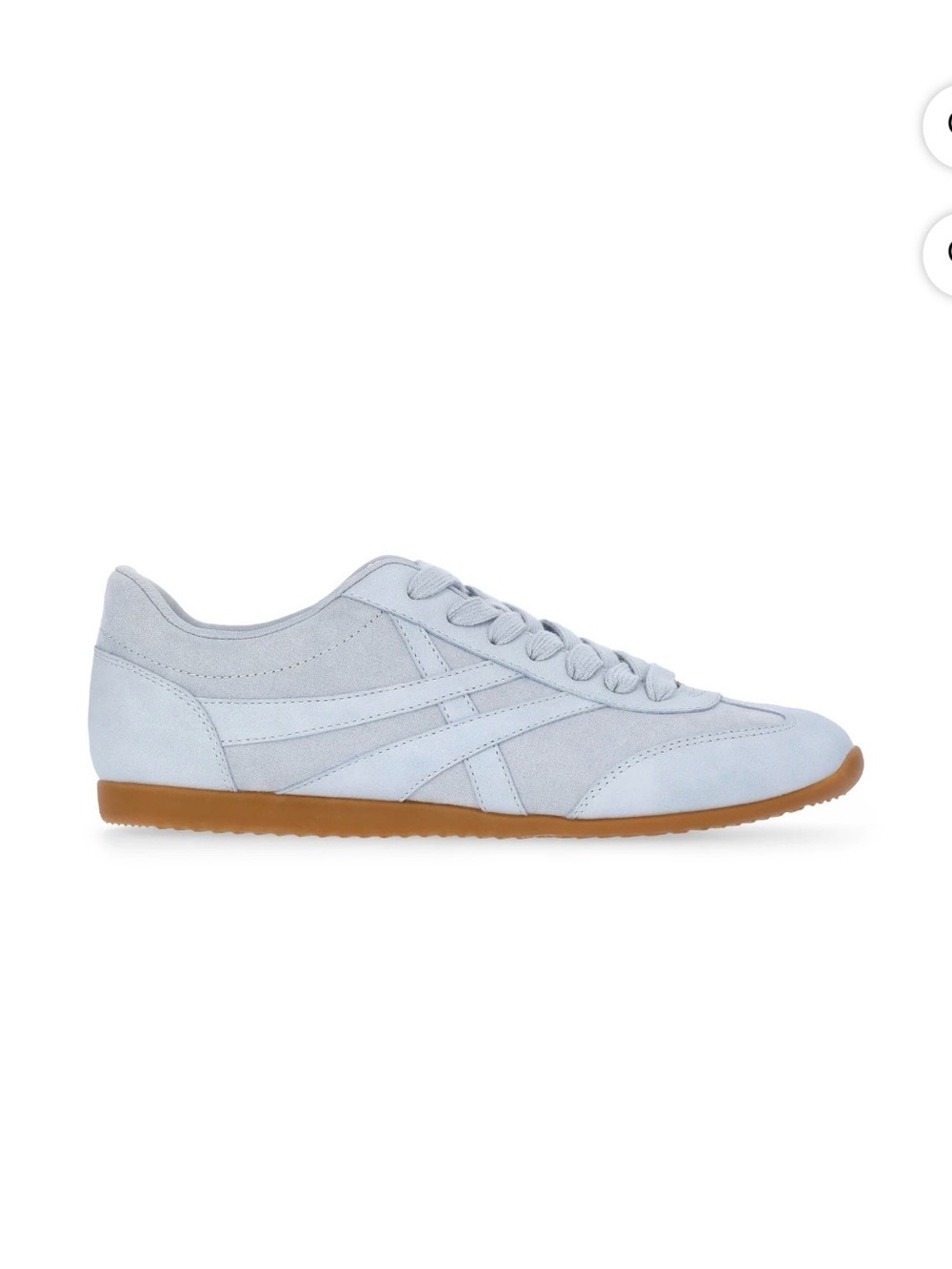 Time and Tru Light Blue Suede Athletic Sneakers with Gum Sole IN VARIOUS SIZES